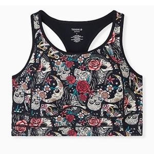 Tattoo Print Sports Bra Torrid Size 2 NWT